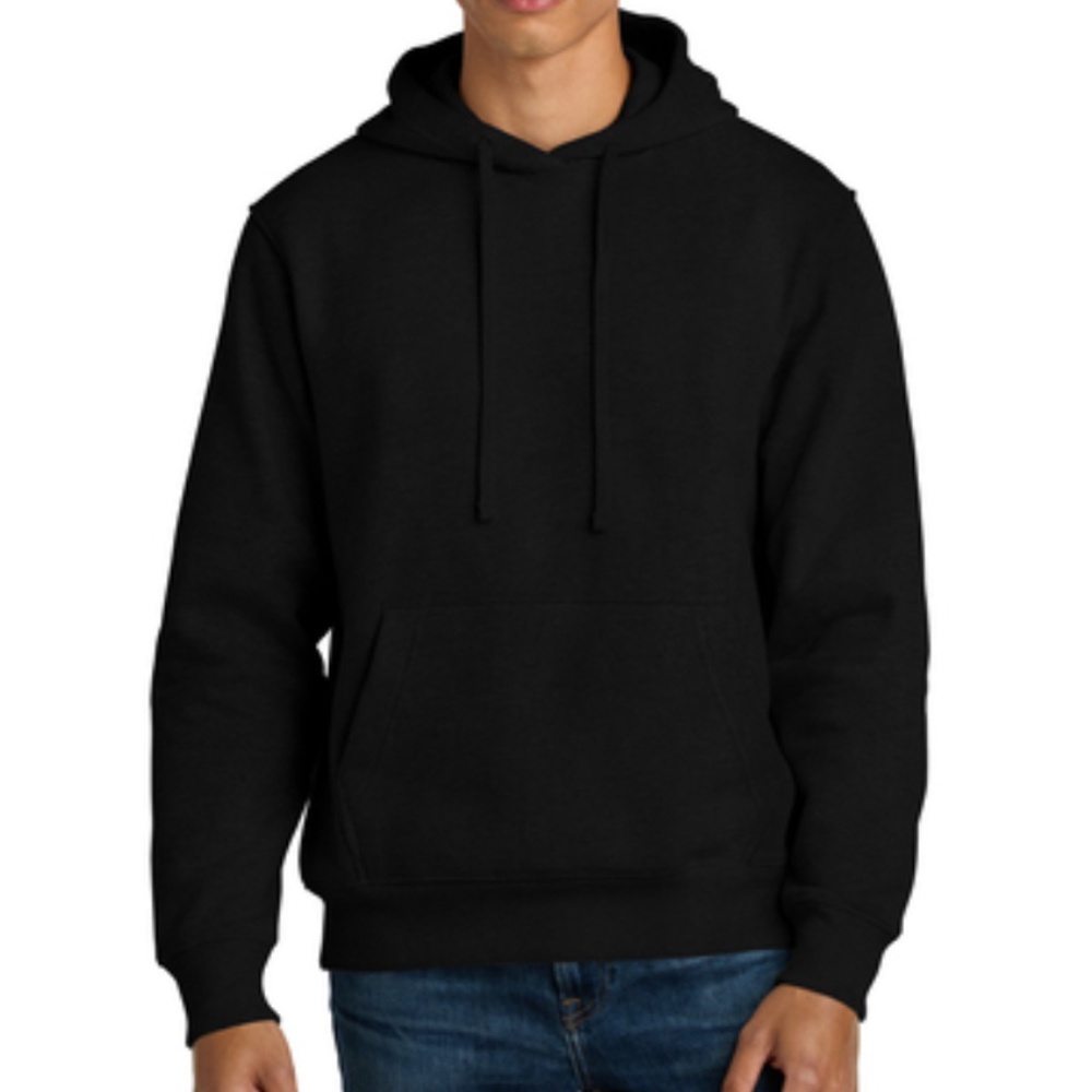 District Super Heavyweight Unisex Black Hoodie NEW